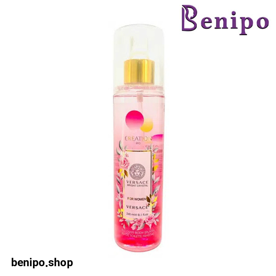 بادی اسپلش زنانه مدل Versace Bright Crystal حجم 240 میلی لیتر