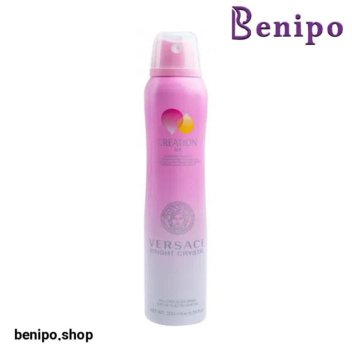 اسپری خوشبو کننده بدن زنانه مدل Versace Bright Crystal حجم 200 میلی لیتر