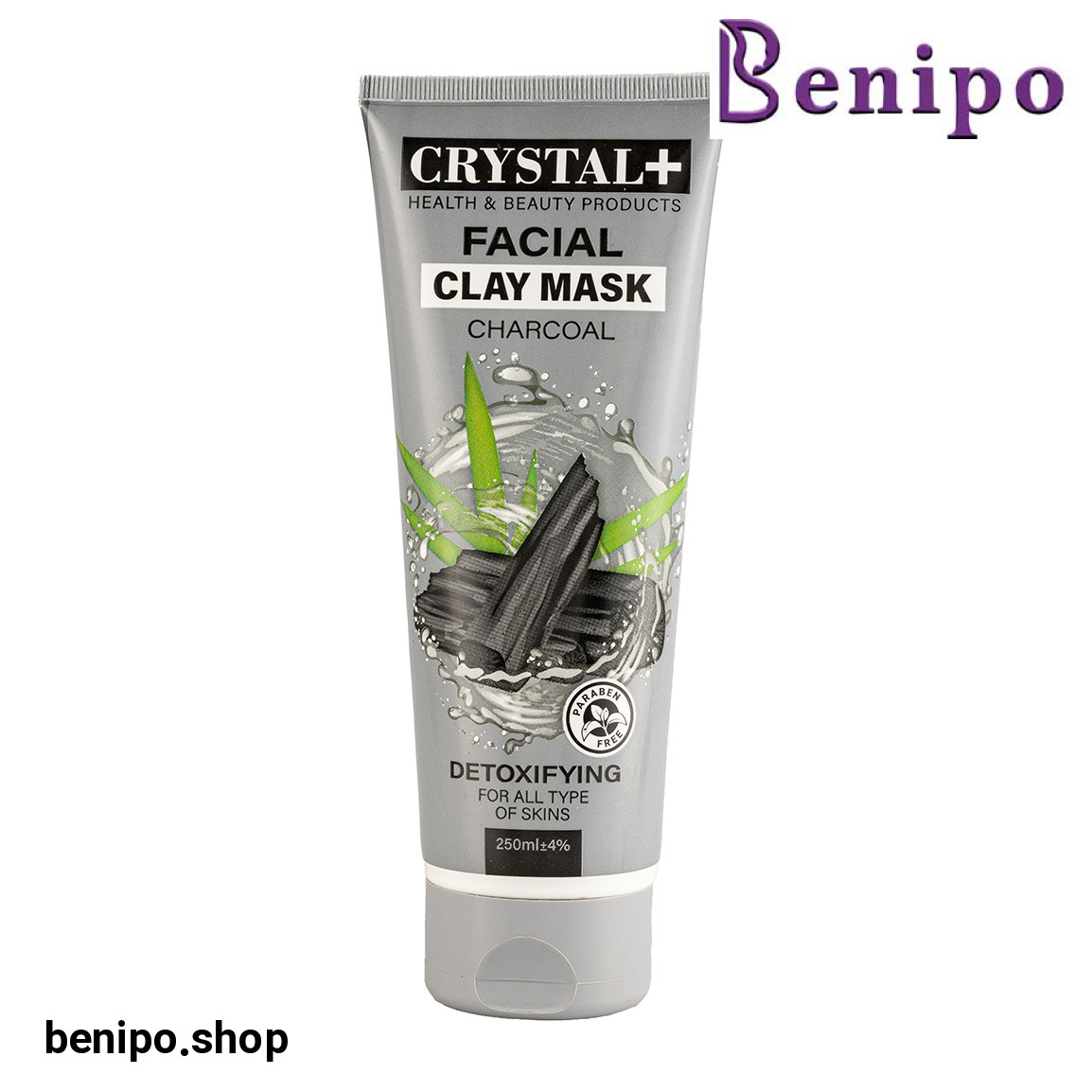 ماسک صورت حاوی عصاره خاک رس و کربن فعال مناسب انواع پوست حجم 250 میلی لیتر