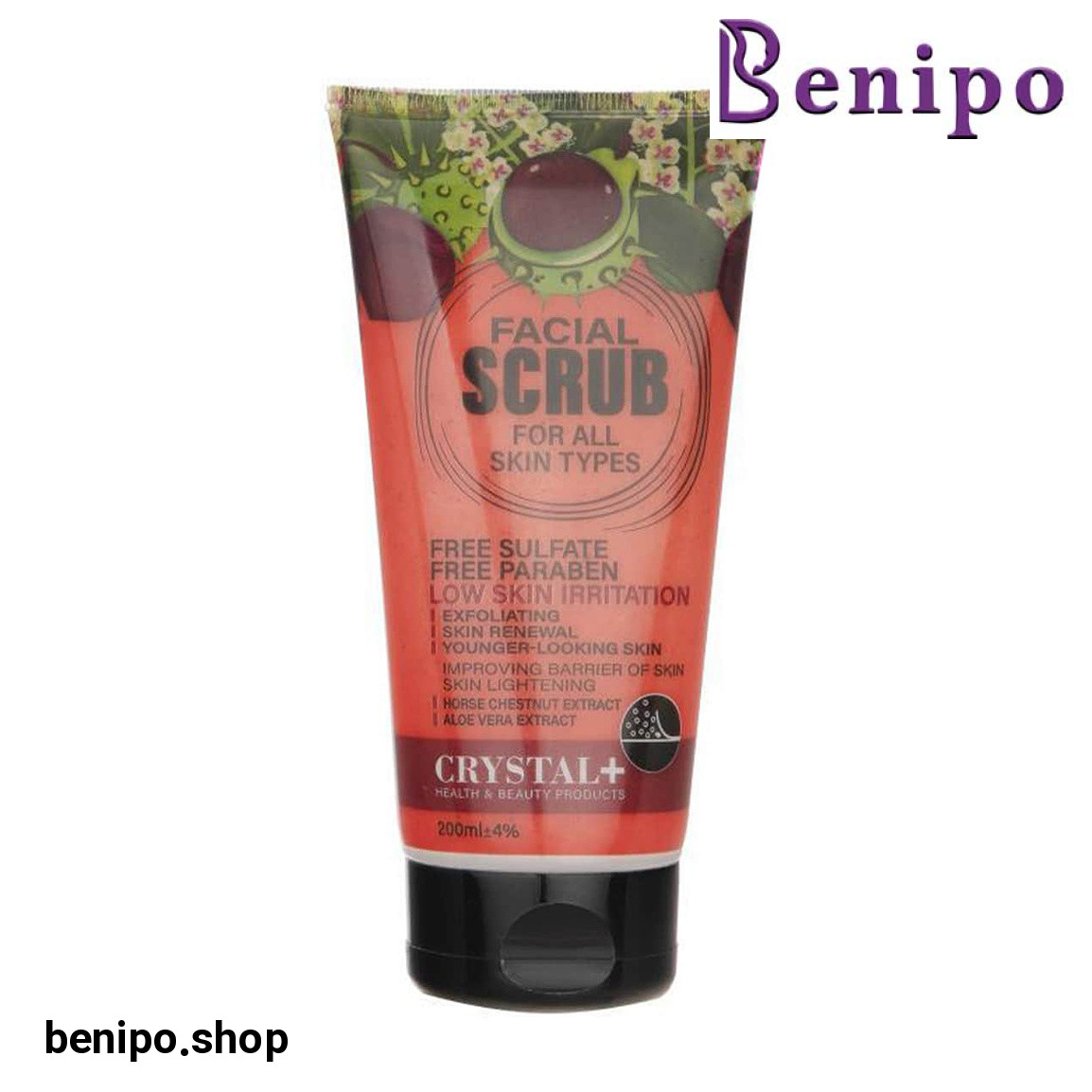 اسکراب صورت مناسب انواع پوست حجم 200 میلی لیتر