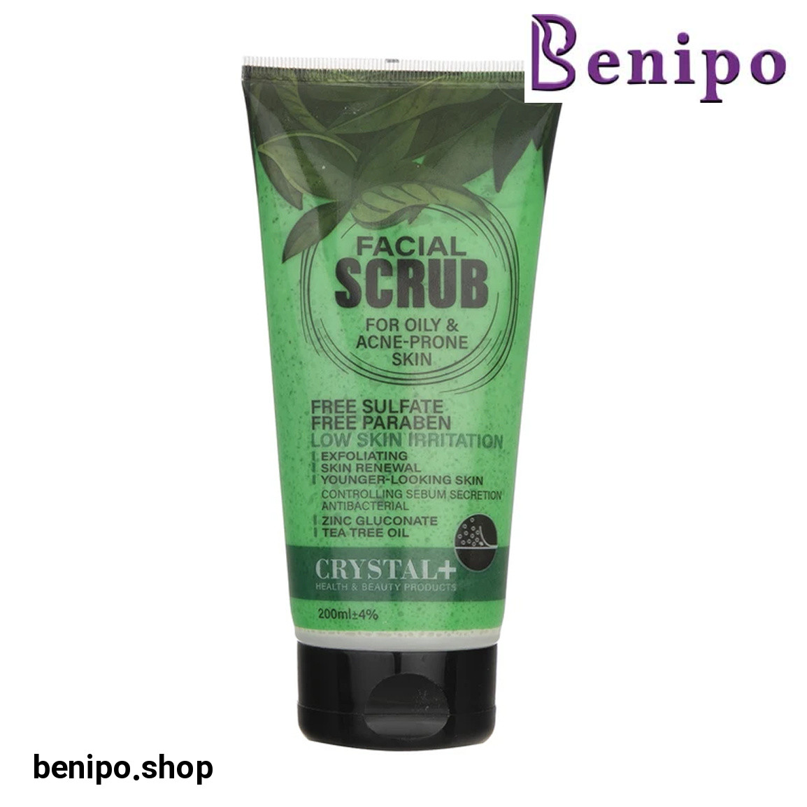 اسکراب صورت مناسب پوست چرب حجم 200 میلی لیتر