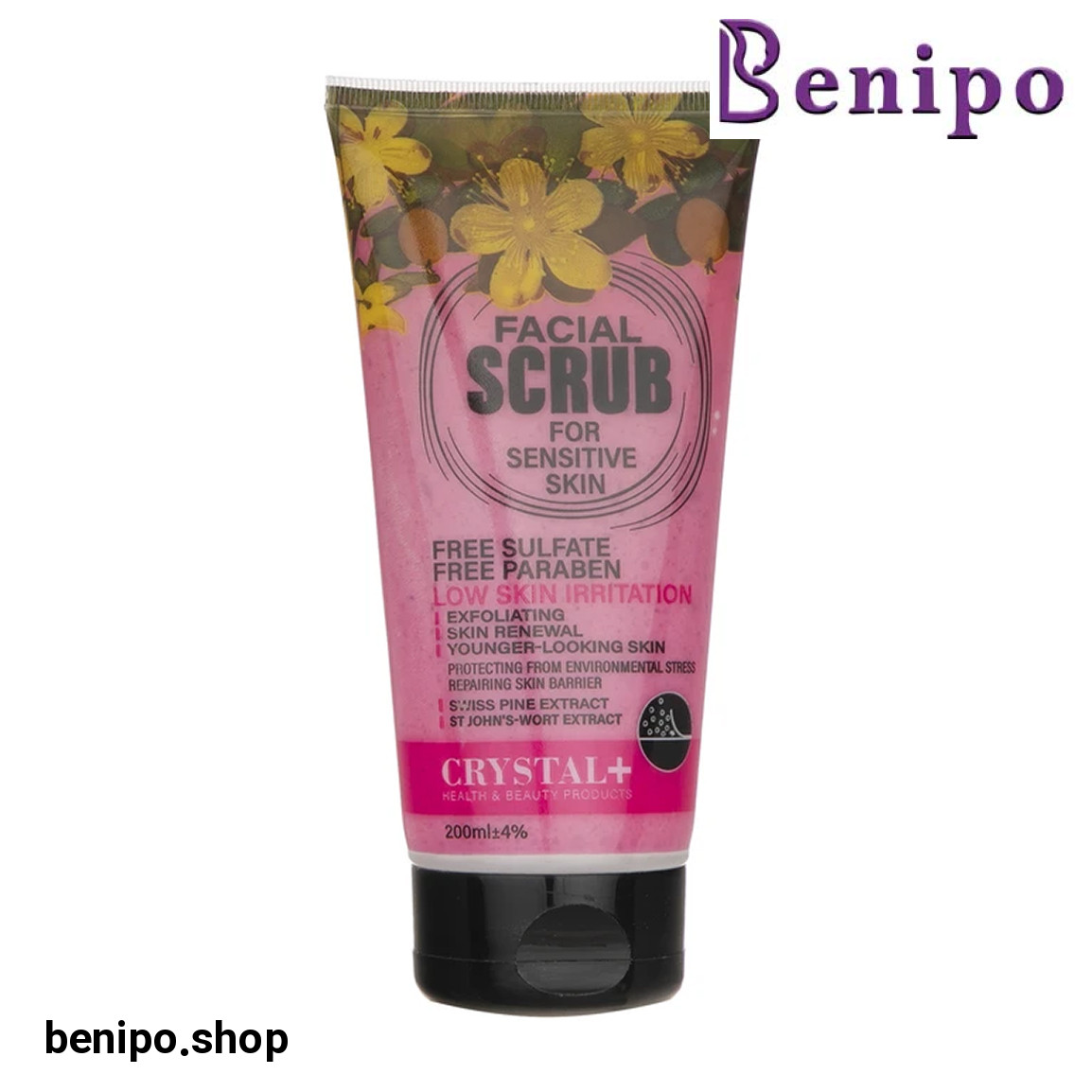اسکراب صورت مناسب پوست حساس حجم 200 میلی لیتر