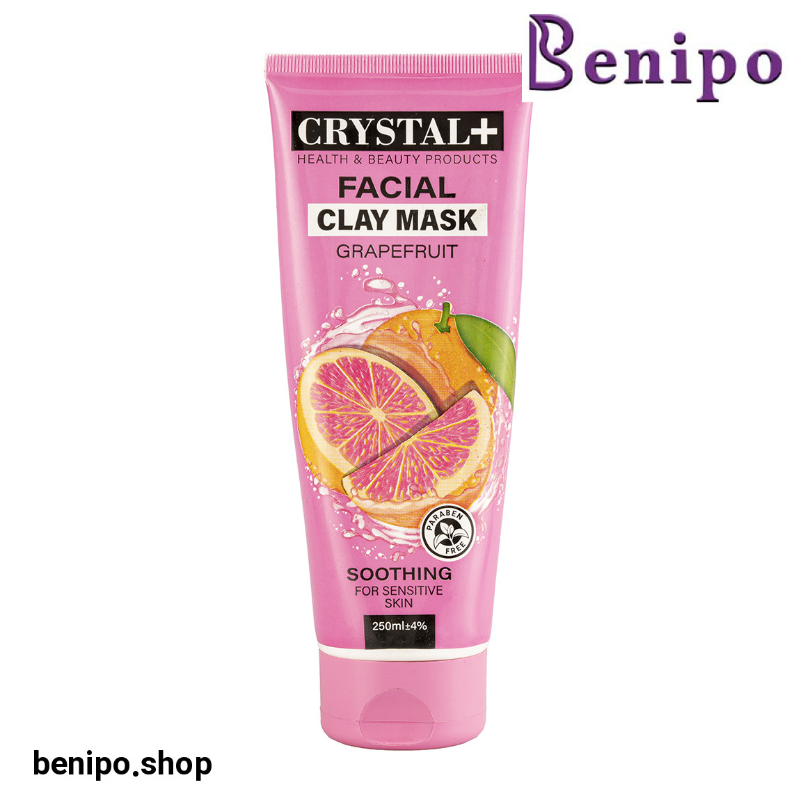 ماسک صورت حاوی عصاره خاک رس و عصاره گریپ فروت مناسب پوست حساس حجم 250 میلی لیتر