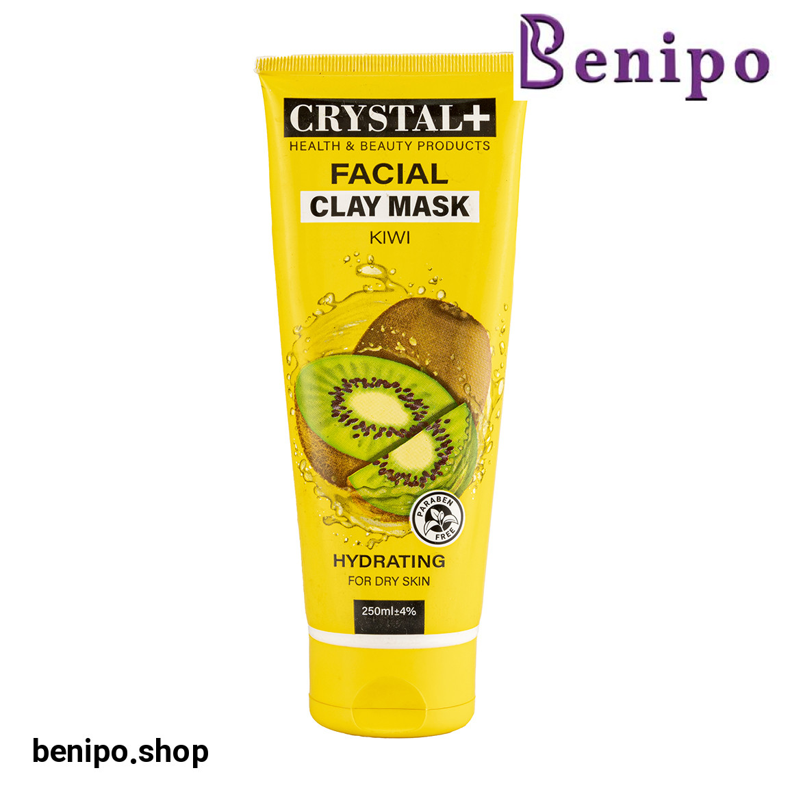 ماسک صورت حاوی عصاره خاک رس و عصاره کیوی مناسب پوست خشک حجم 250 میلی لیتر