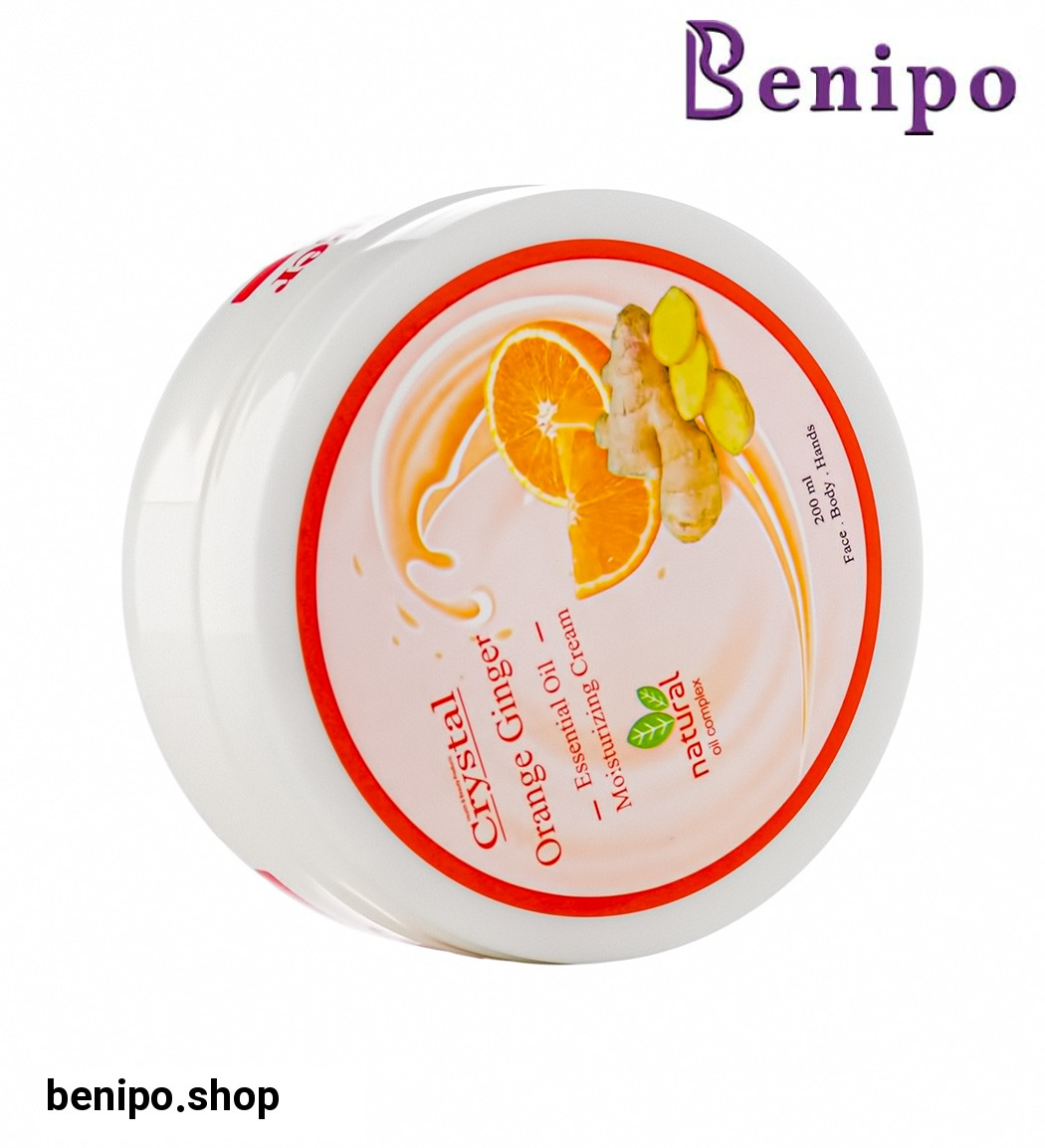 کرم مرطوب کننده صورت و بدن پرتقال و زنجبیل