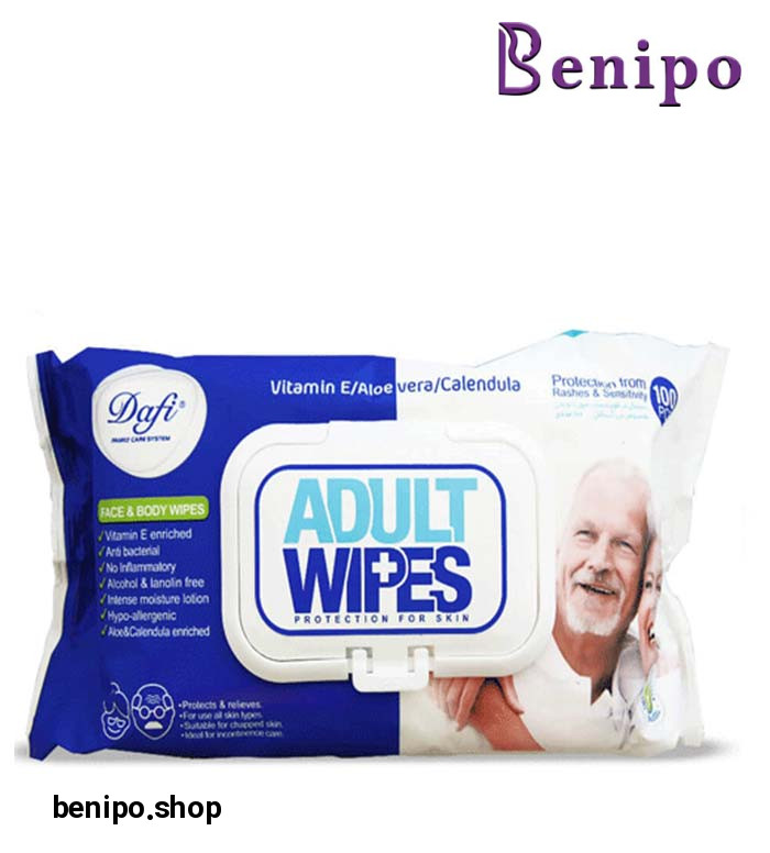 دستمال مرطوب ادالت 100 عددی