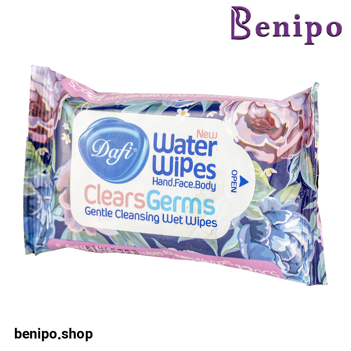 دستمال مرطوب پاک کننده دست و صورت بسته 12 عددی