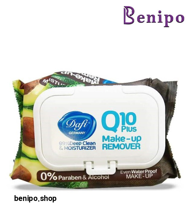 دستمال مرطوب پاک کننده آرایش مرطوب کننده آووکادو 50 برگی درب دار