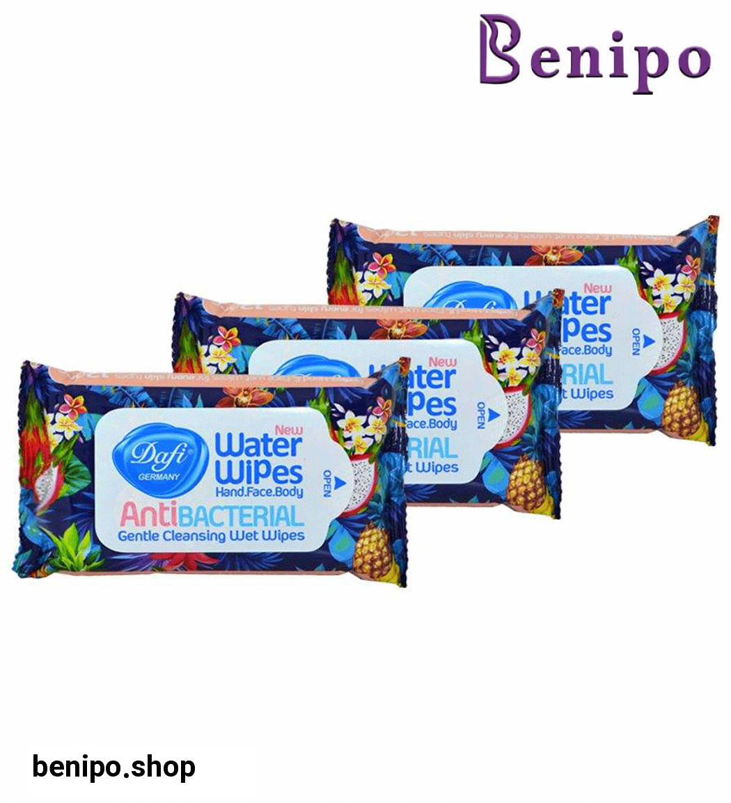 دستمال مرطوب مدل Anti bacterial کد 2 پک 3 عددی