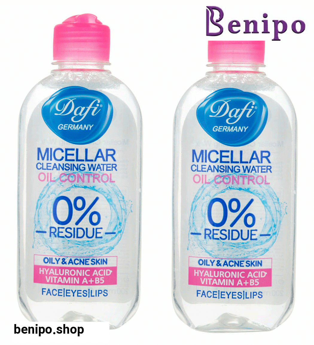 میسلار واتر پاک کننده صورت مدل Oil control حجم 200 میلی لیتر پک 2 عددی