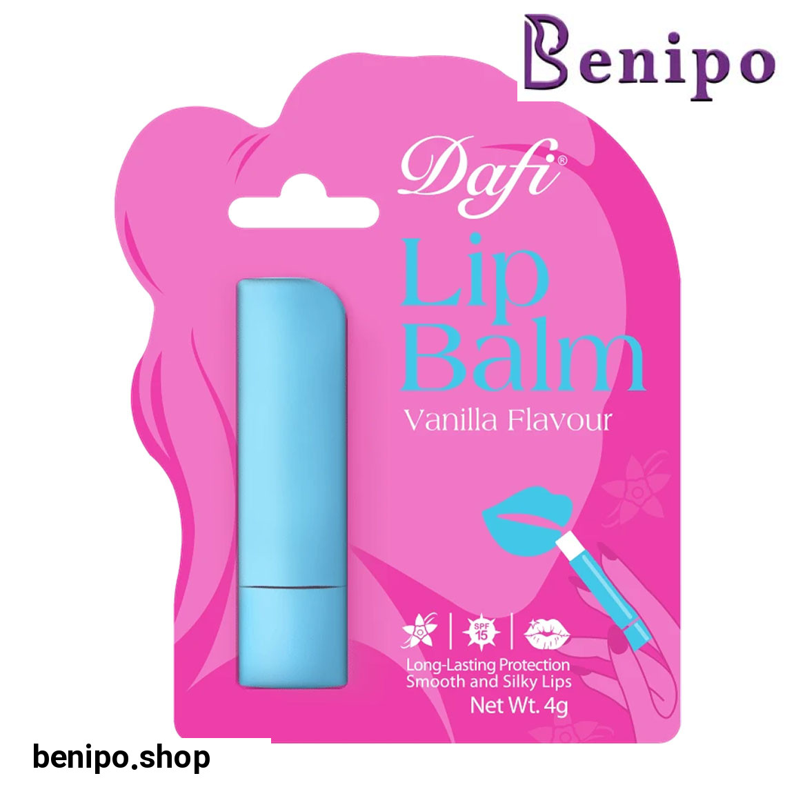 بالم لب با طعم وانیل وزن 4 گرم