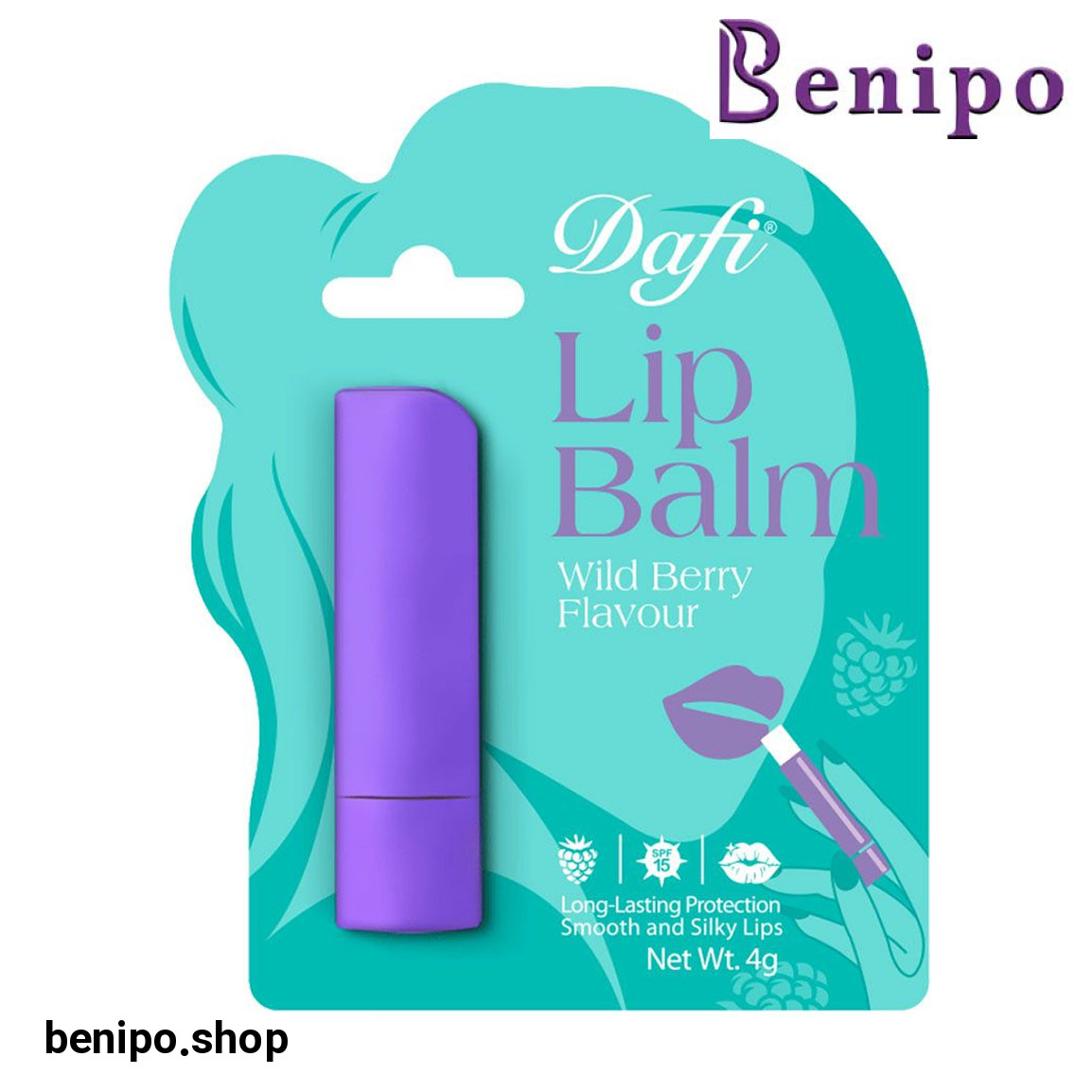 بالم لب با طعم توت وحشی وزن 4 گرم