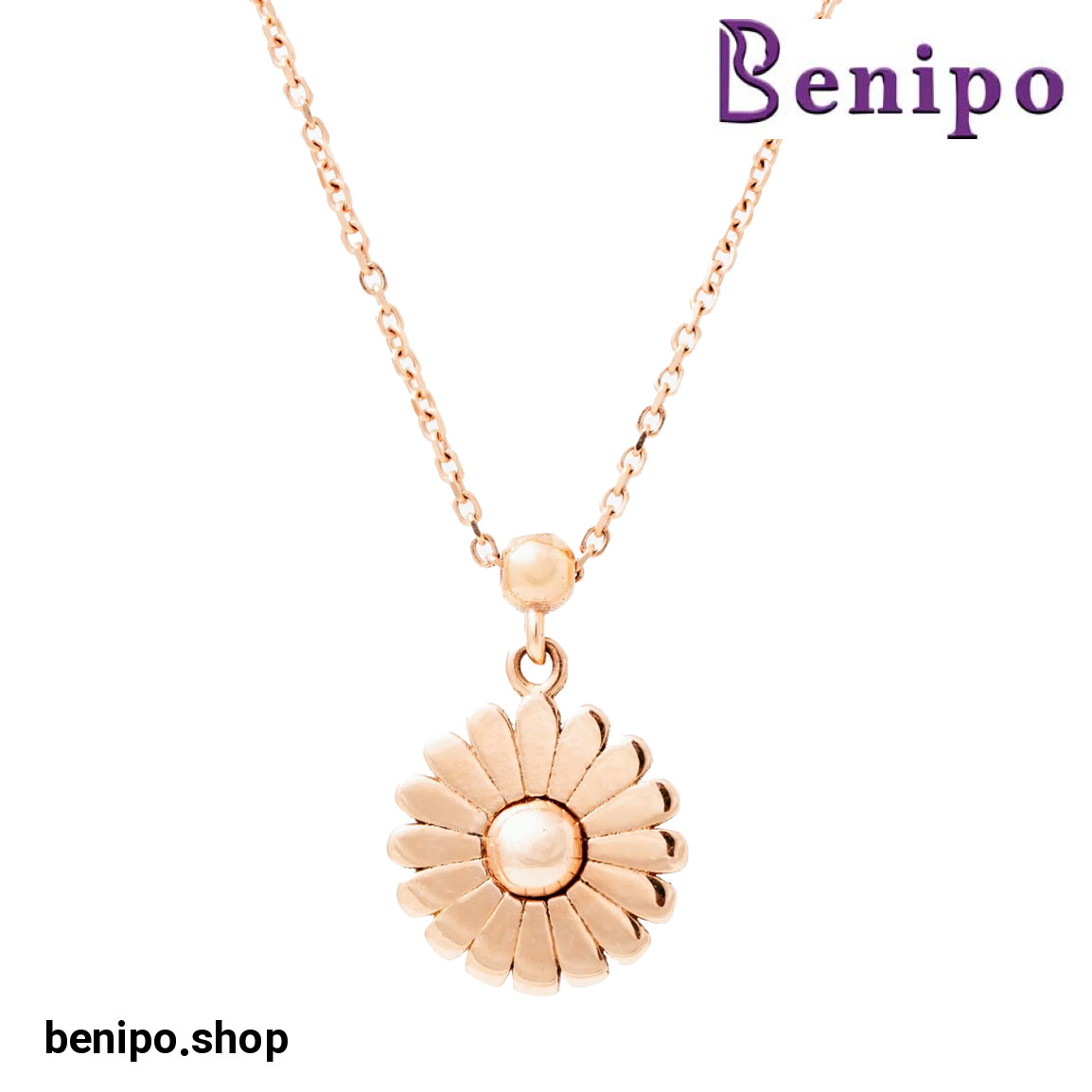 گردنبند طلا مدل بابونه