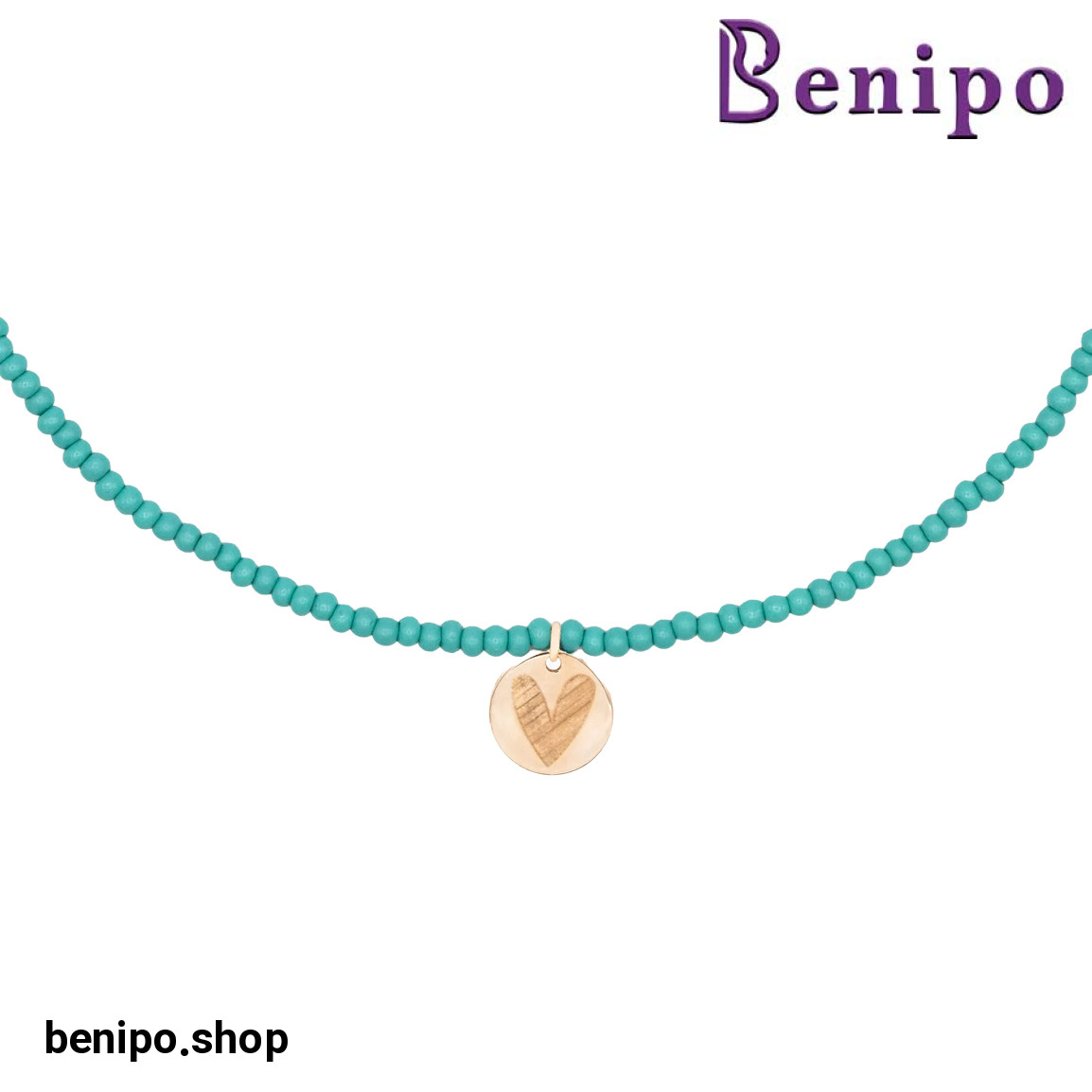 گردنبند طلا قلب حک 0.36 گرم