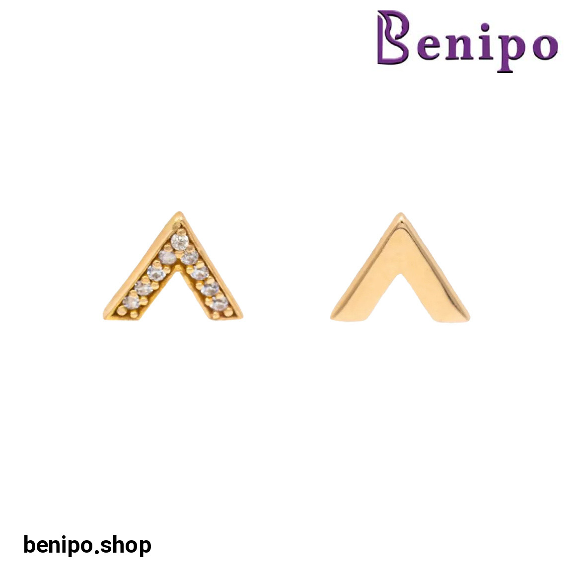 گوشواره طلا مدل همسو