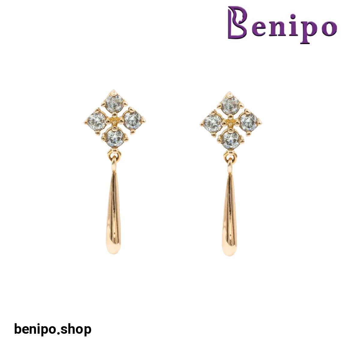 گوشواره طلا مدل No1018