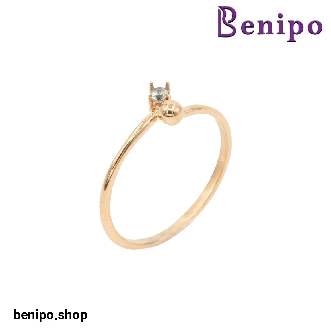 انگشتر طلا بیسیک مدل No3011 سایز 57