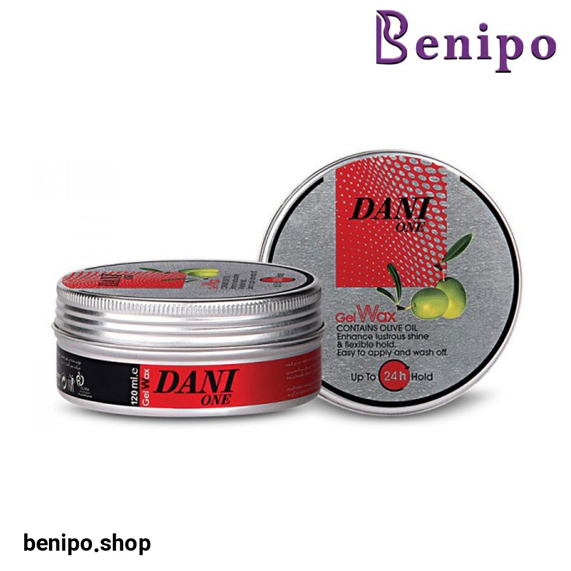 ژل وکس مو حاوی عصاره زیتون 24 ساعته