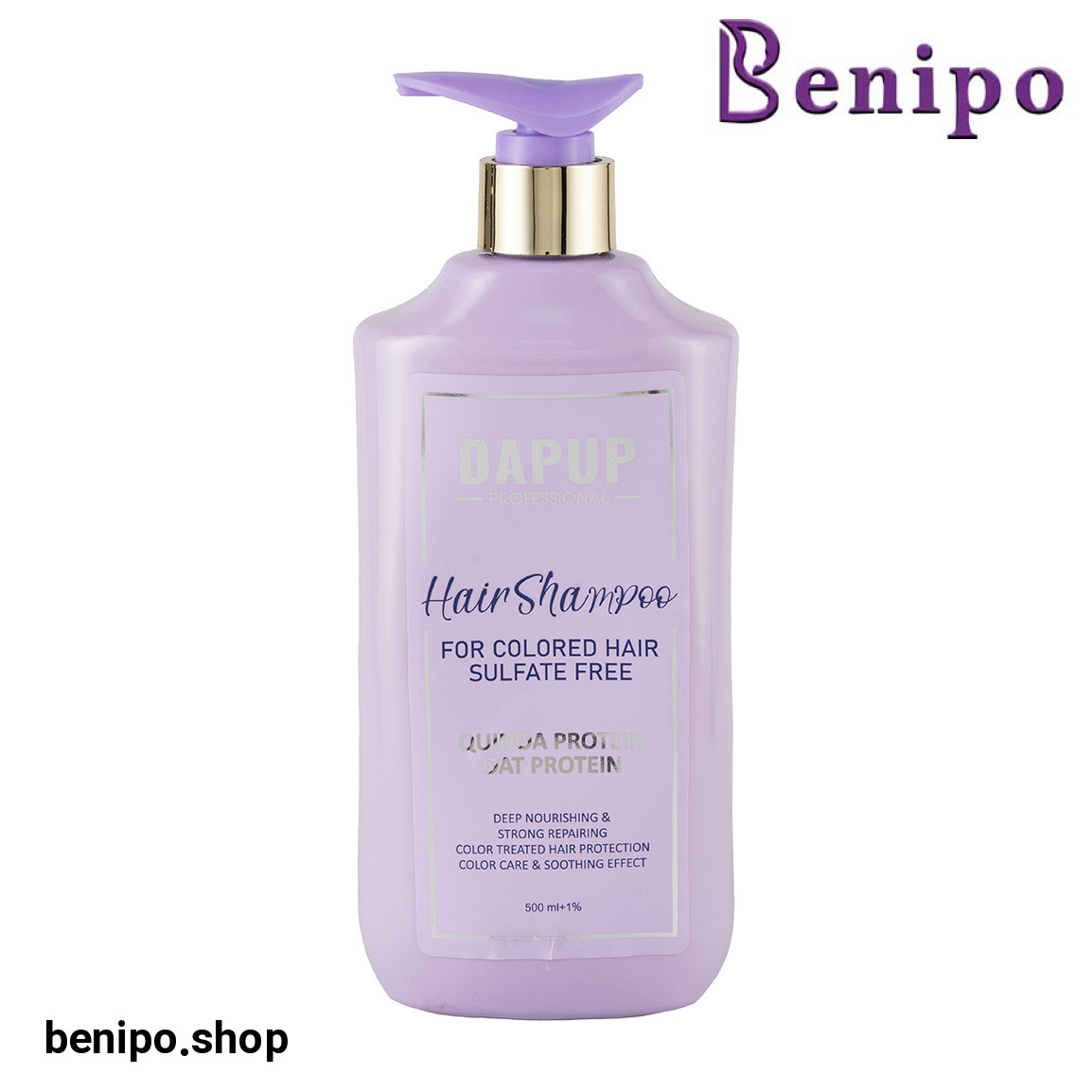 شامپو فری سولفات حجم 500 میلی لیتر