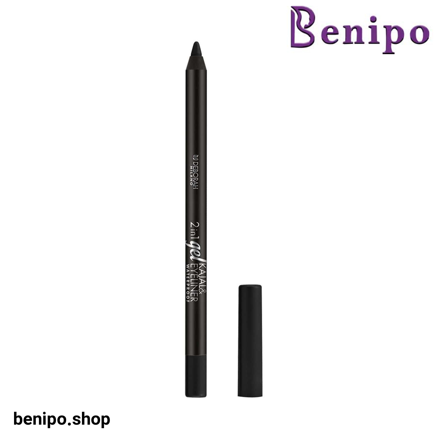 مداد چشم kajal 2in1 gel ضد آب دبورا