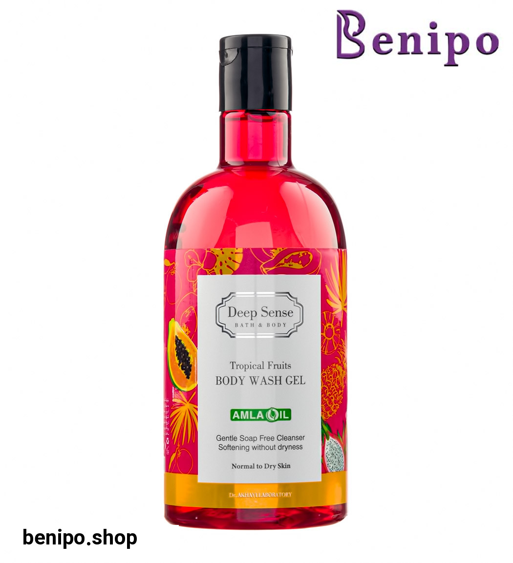 شامپو بدن حاوی عصاره میوه ای مناسب پوست خشک و نرمال حجم 400 میلی لیتر