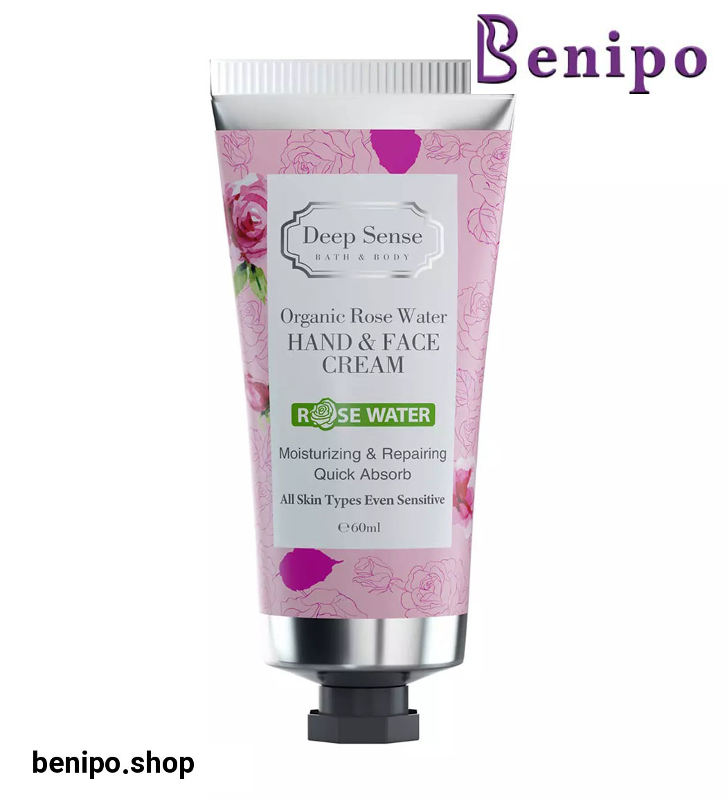 کرم مرطوب کننده گلاب مناسب همه نوع پوست 60 میل