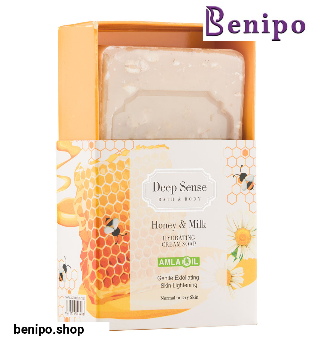 صابون کرمی آبرسان شیرعسل 75گرم