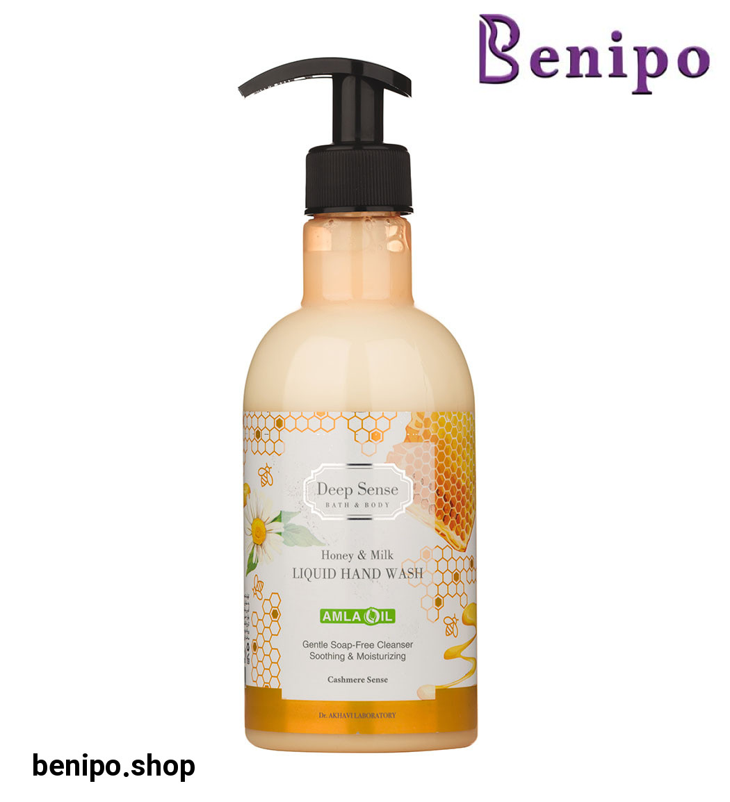 مایع دستشویی کرمی شیر عسل 400میل