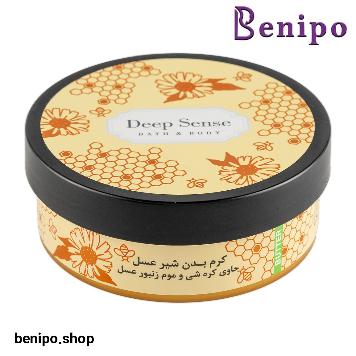 کره بدن (کرم مرطوب کننده بدن) شیر عسل مناسب پوست معمولی تا خشک 200میل