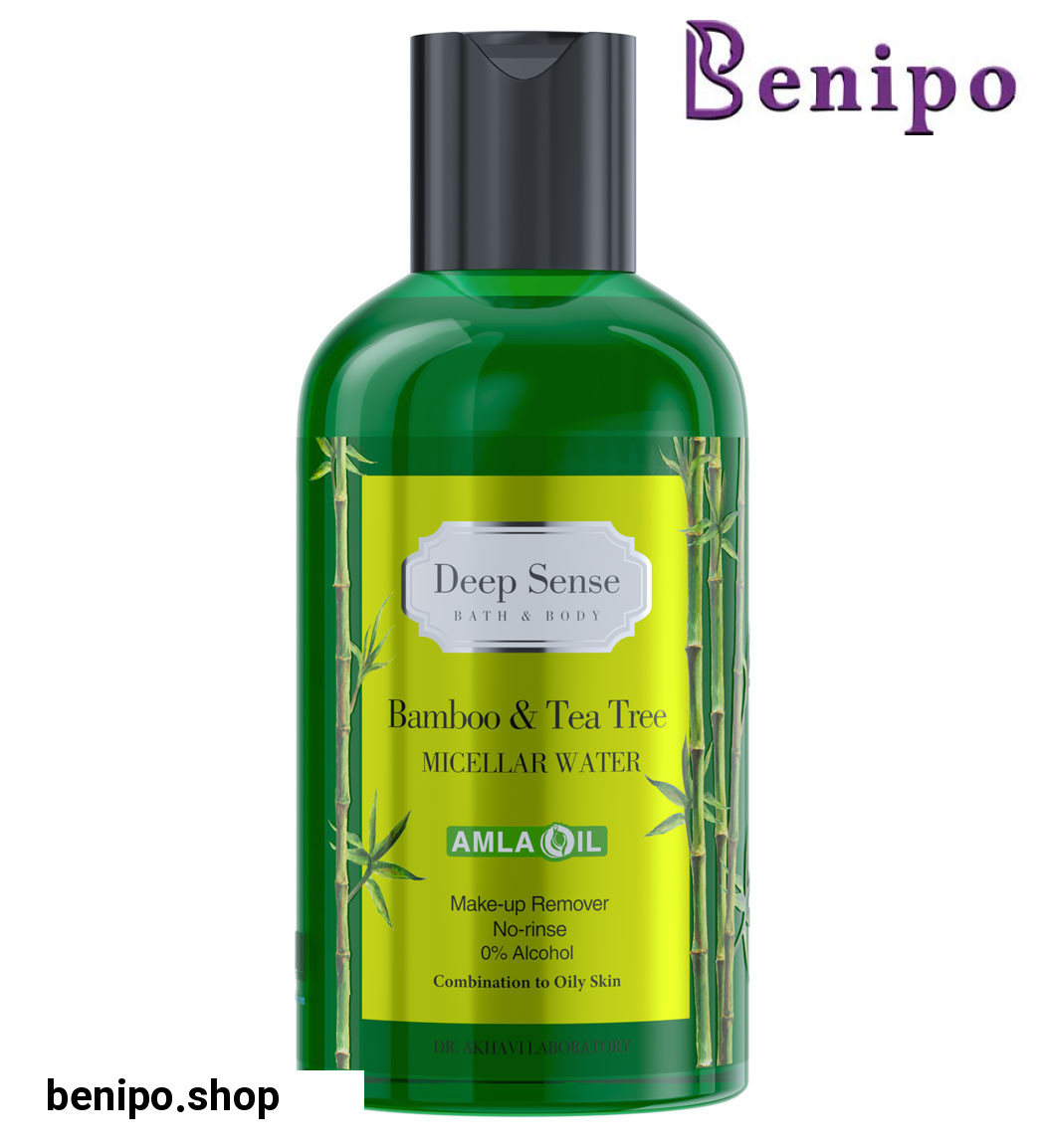 میسلار واتر حاوی عصاره درخت چای و بامبو مناسب پوست چرب حجم 150 میلی لیتر