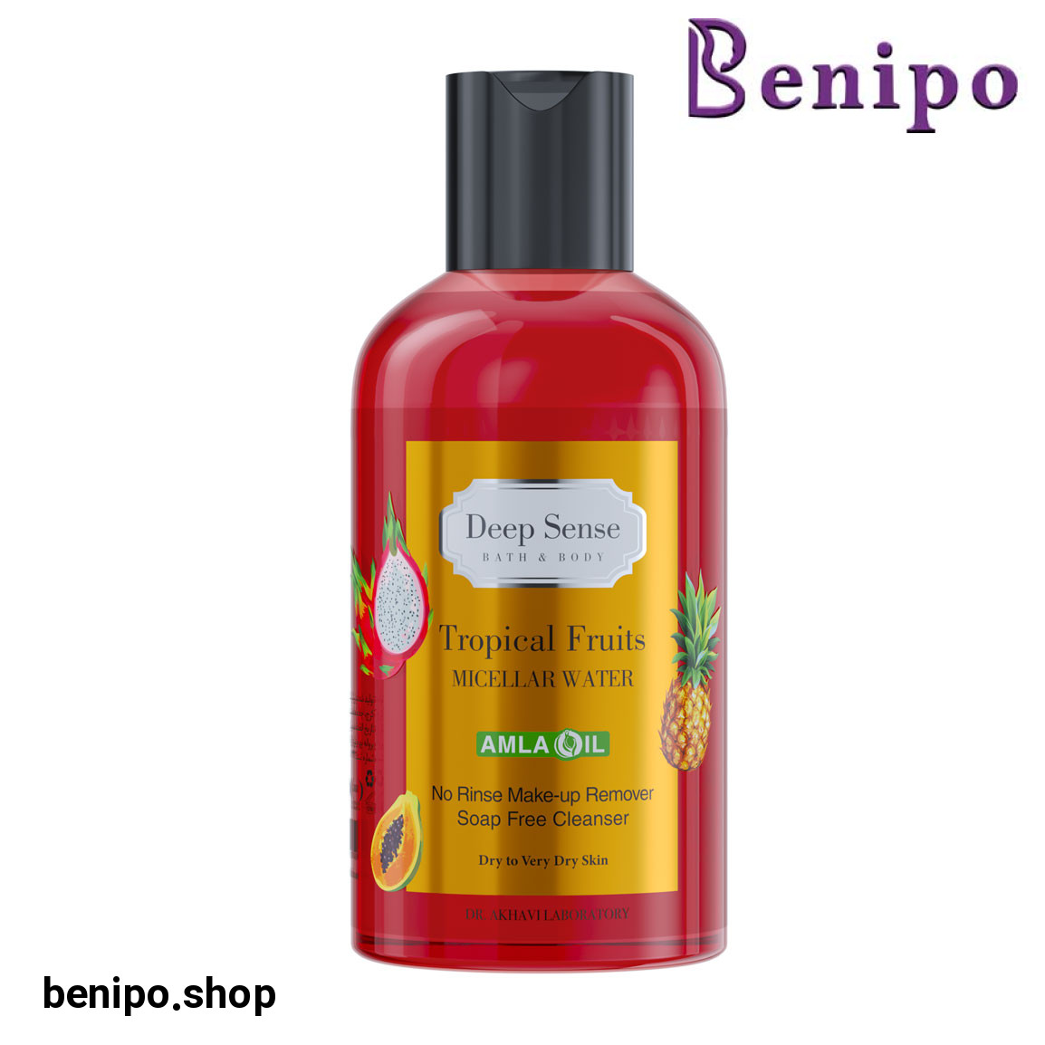 میسلار واتر مدل میوه ای مناسب انواع پوست حجم 160 میلی لیتر