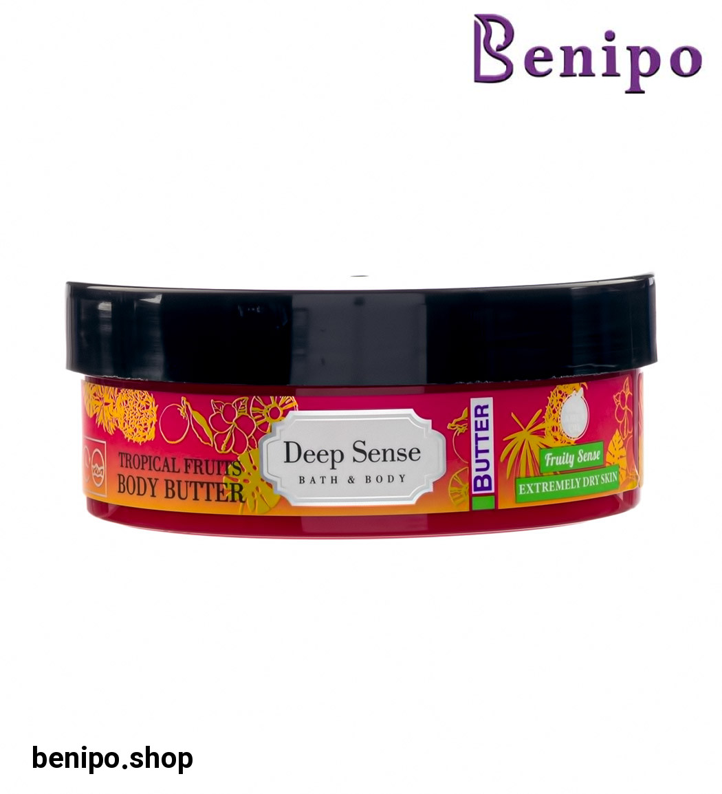 کره بدن (کرم مرطوب کننده بدن) حاوی کره میوه ھای استوایی مناسب پوست بسیار خشک 200میل