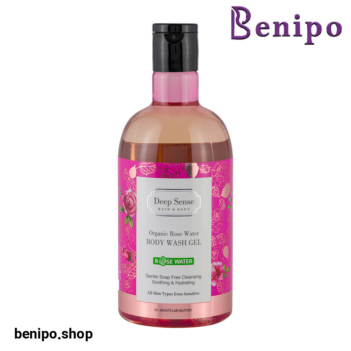 شامپو بدن حاوی عصاره گلاب مناسب انواع پوست حجم 400 میلی لیتر