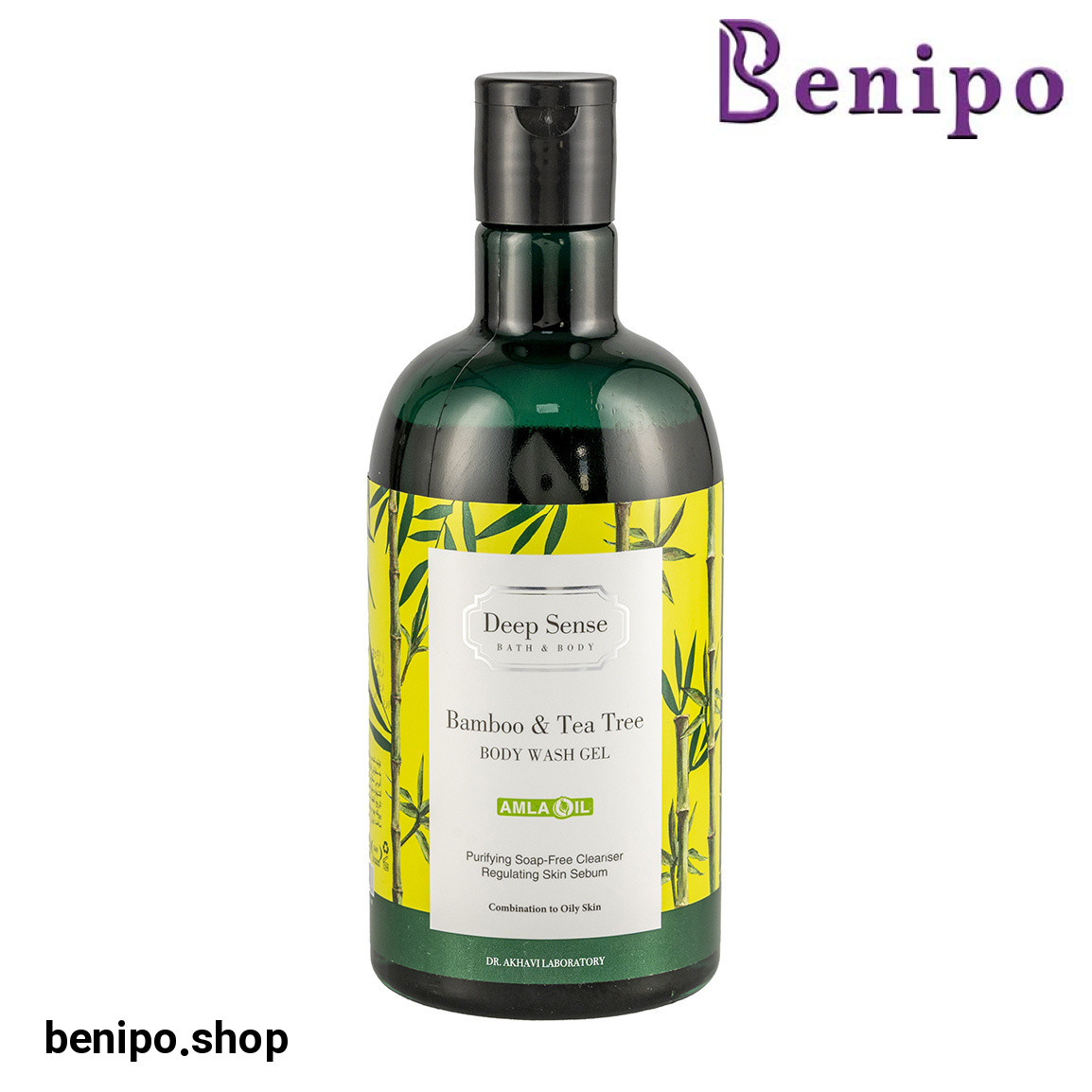 شامپو بدن حاوی عصاره درخت چای و بامبو مناسب پوست چرب حجم 400 میلی لیتر