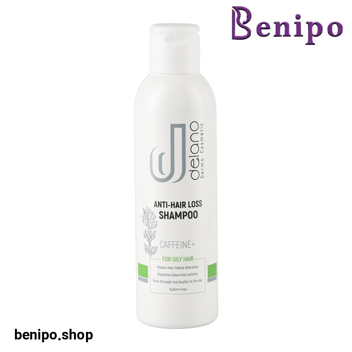 شامپو ضد ریزش مناسب مو چرب حاوی کافئین پلاس حجم 200 میلی لیتر