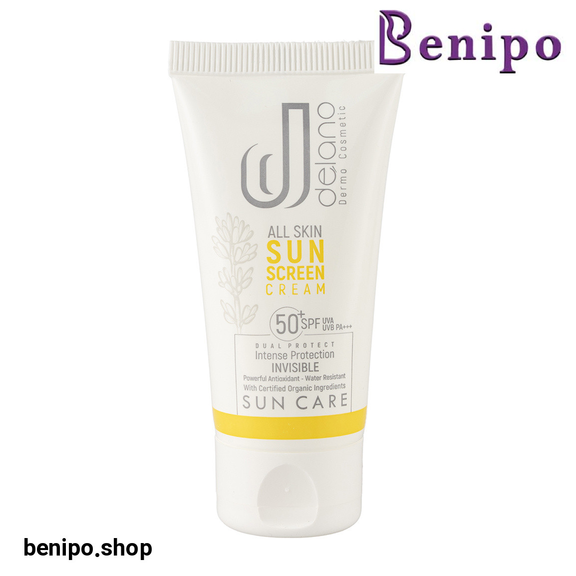 ضد آفتاب بی رنگ فاقد چربی با spf 50 حجم 50 میلی لیتر