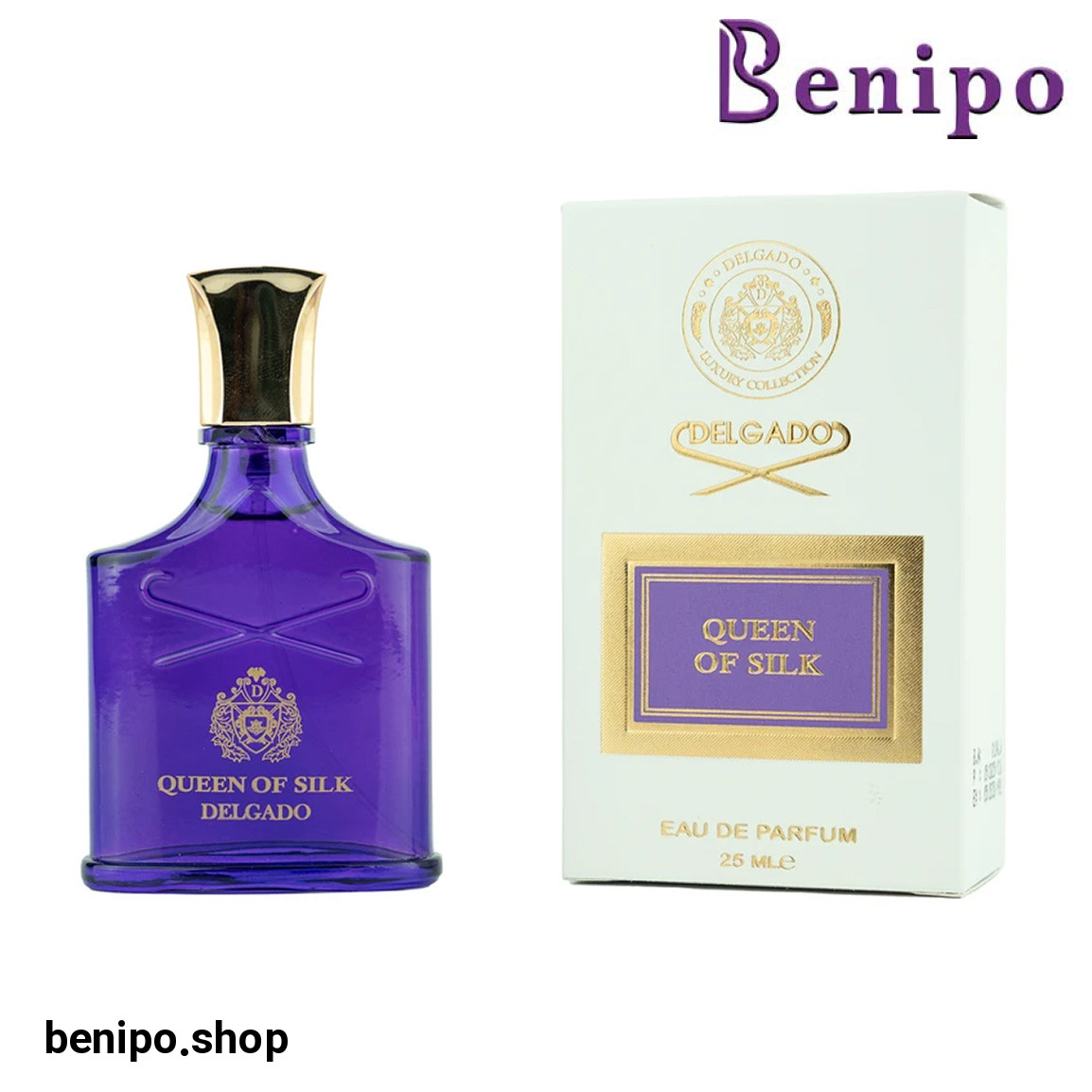 عطر جیبی زنانه مدل Queen of Silk حجم 25 میلی لیتر