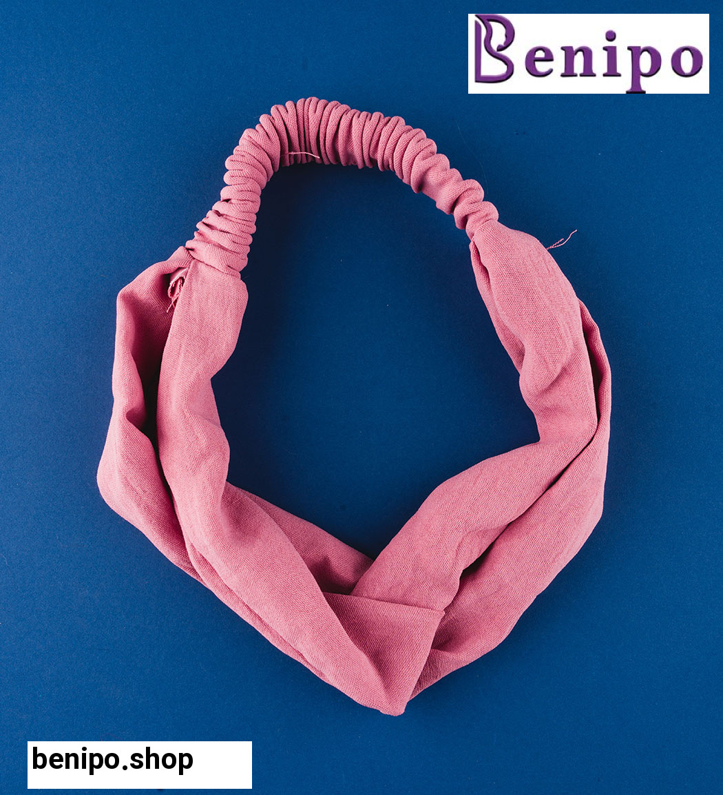 هدبند زنانه مدل گره ای پهن کد AMN26