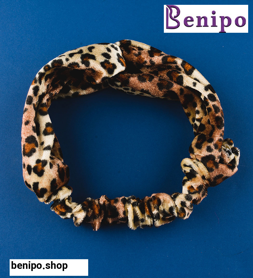 هدبند زنانه مدل پلنگی کد ANM03