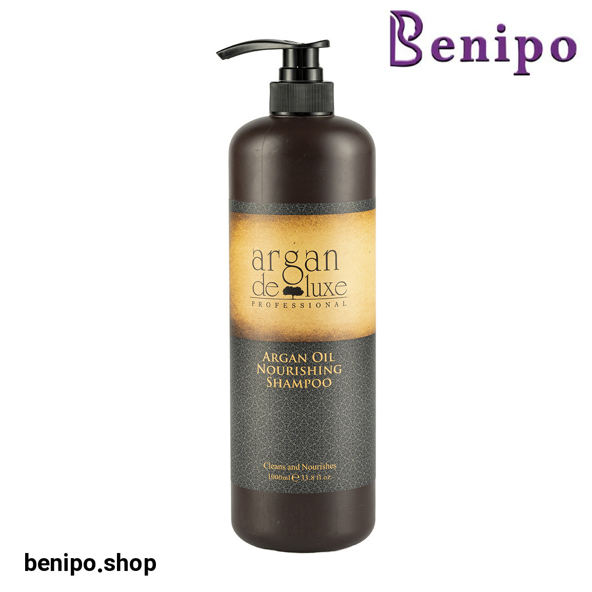 شامپو مغذی مدل آرگان مناسب مو خشک و شکننده حجم 1000 میلی لیتر