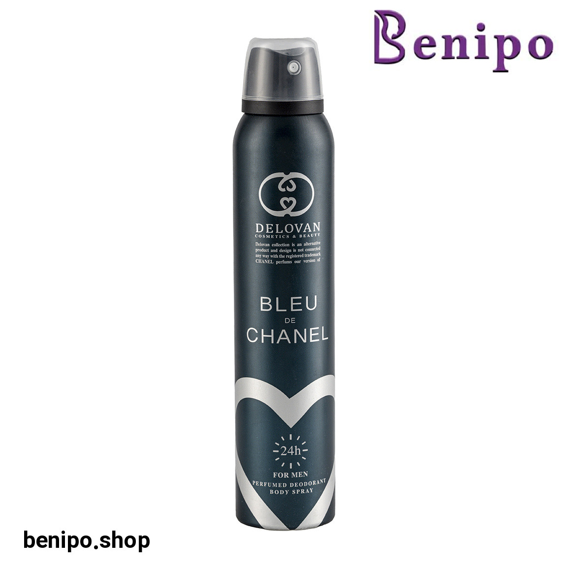 اسپری بدن مردانه مدل Blue Chanel 102 حجم 200 میلی لیتر