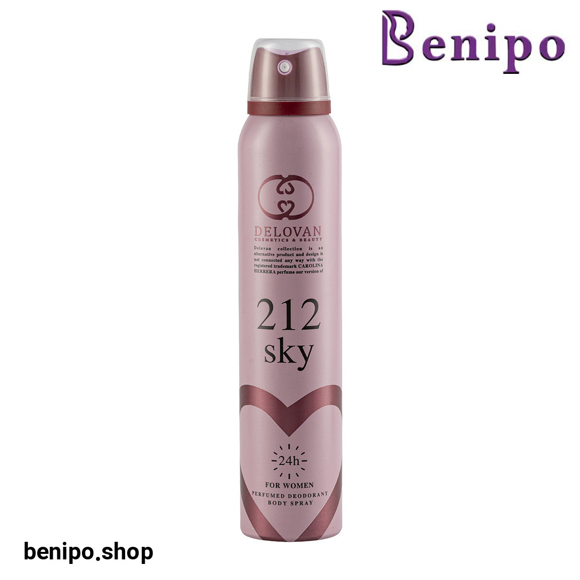 اسپری بدن زنانه مدل اسکای 212 حجم 200 میلی لیتر