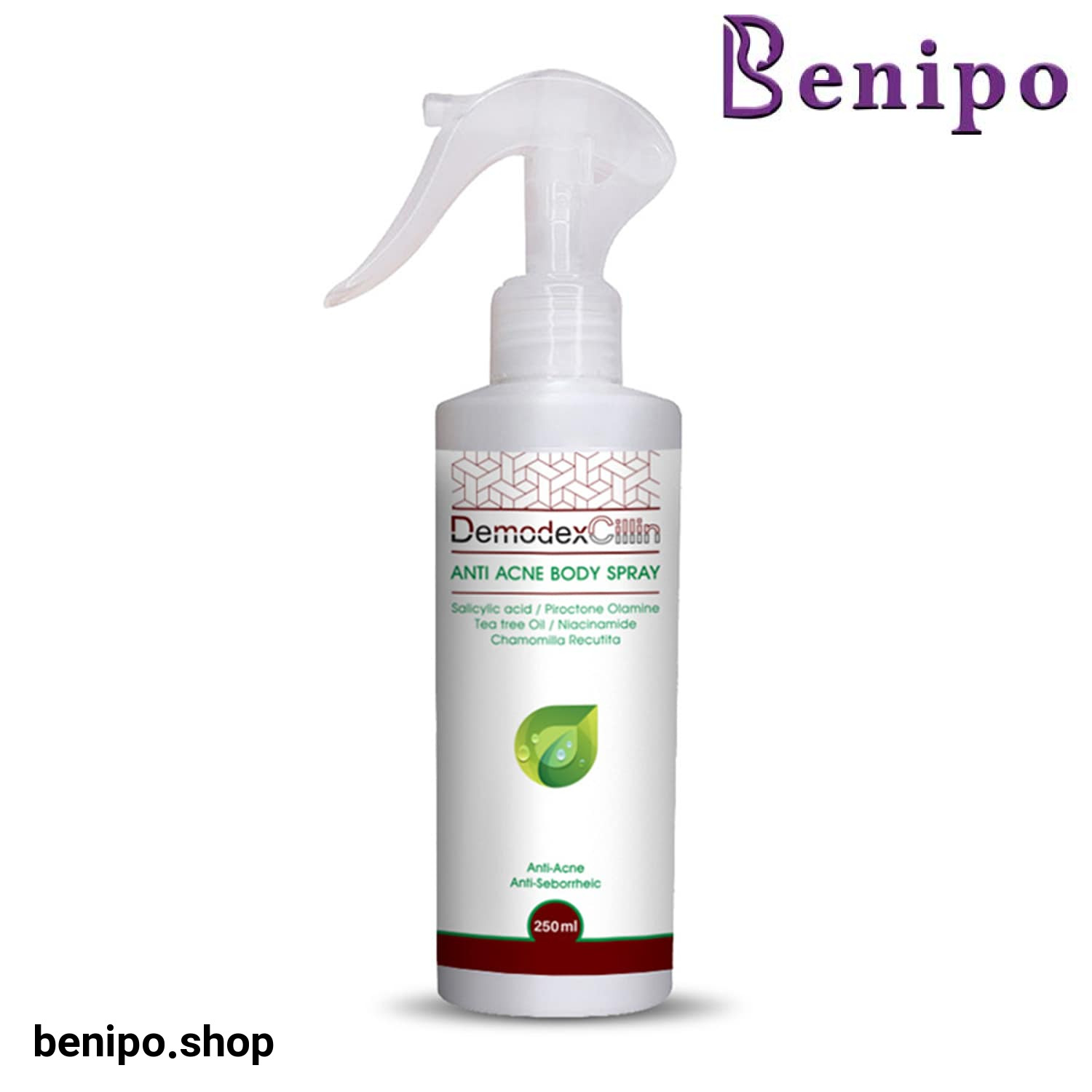 اسپری ضد آکنه بدن دمودکسیلین