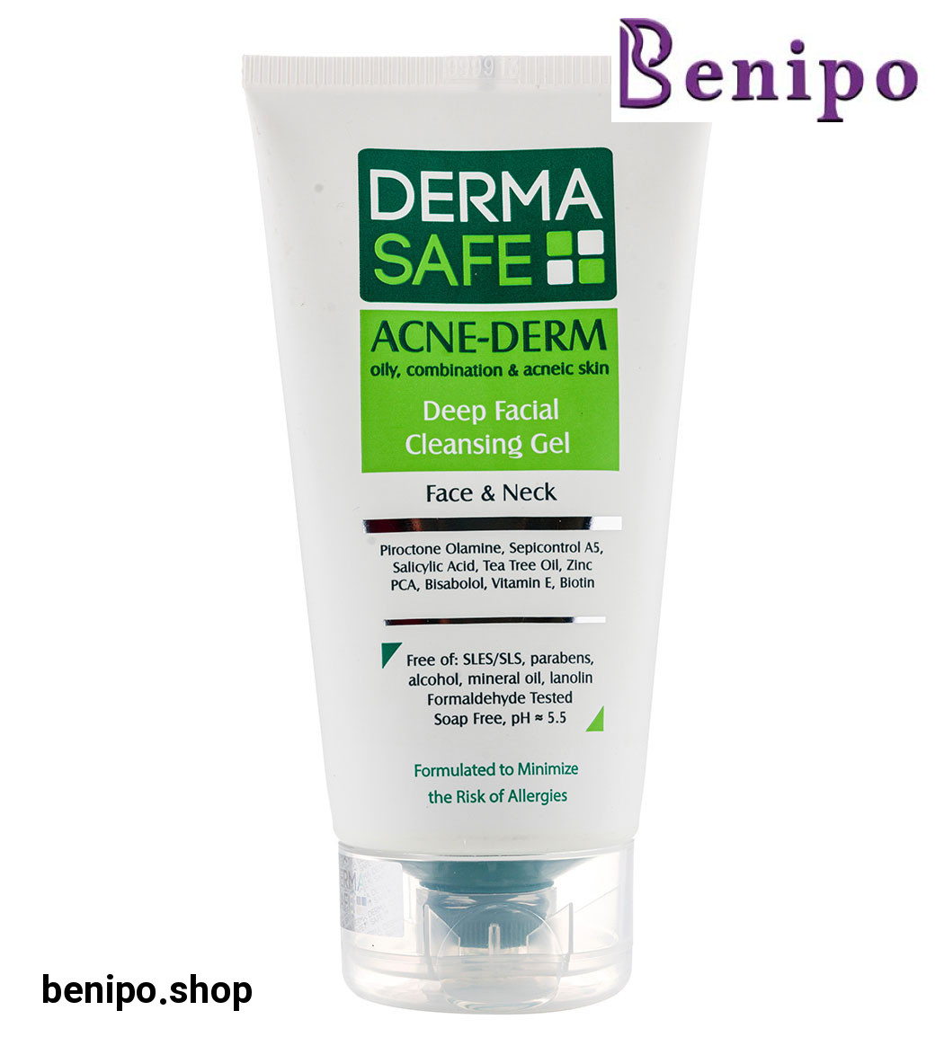 ژل شستشوی صورت و گردن مناسب پوست های چرب مختلط و دارای آکنه 150میل