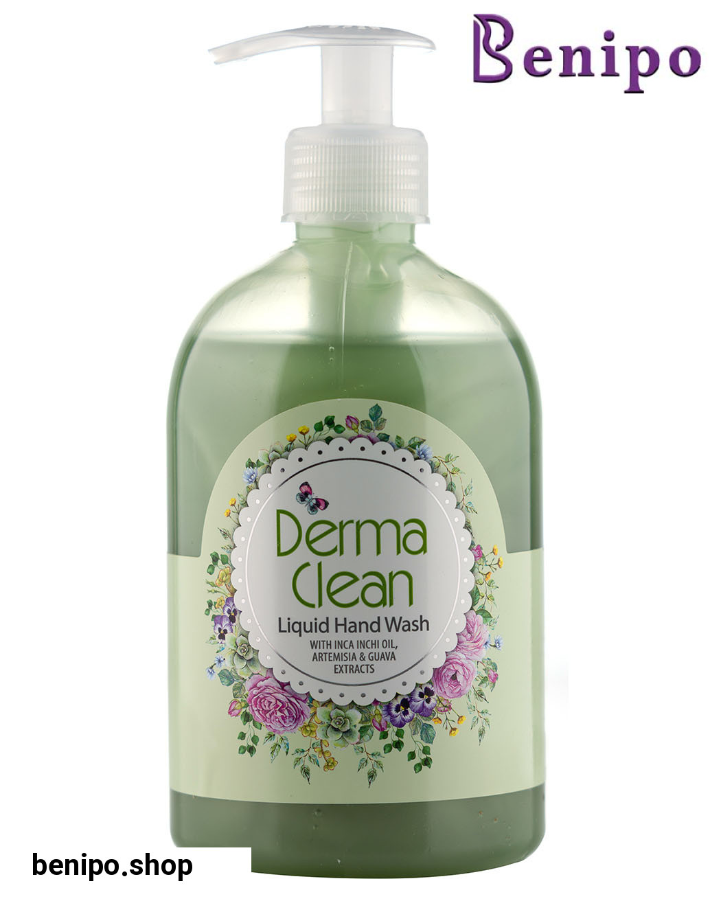 مایع دستشویی حاوی روغن اینکا اینچی و عصاره های آرتمیزیا و گواوا  500میل