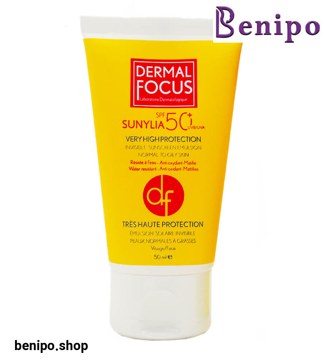 کرم ضد آفتاب بی رنگ مناسب پوست نرمال 50میل