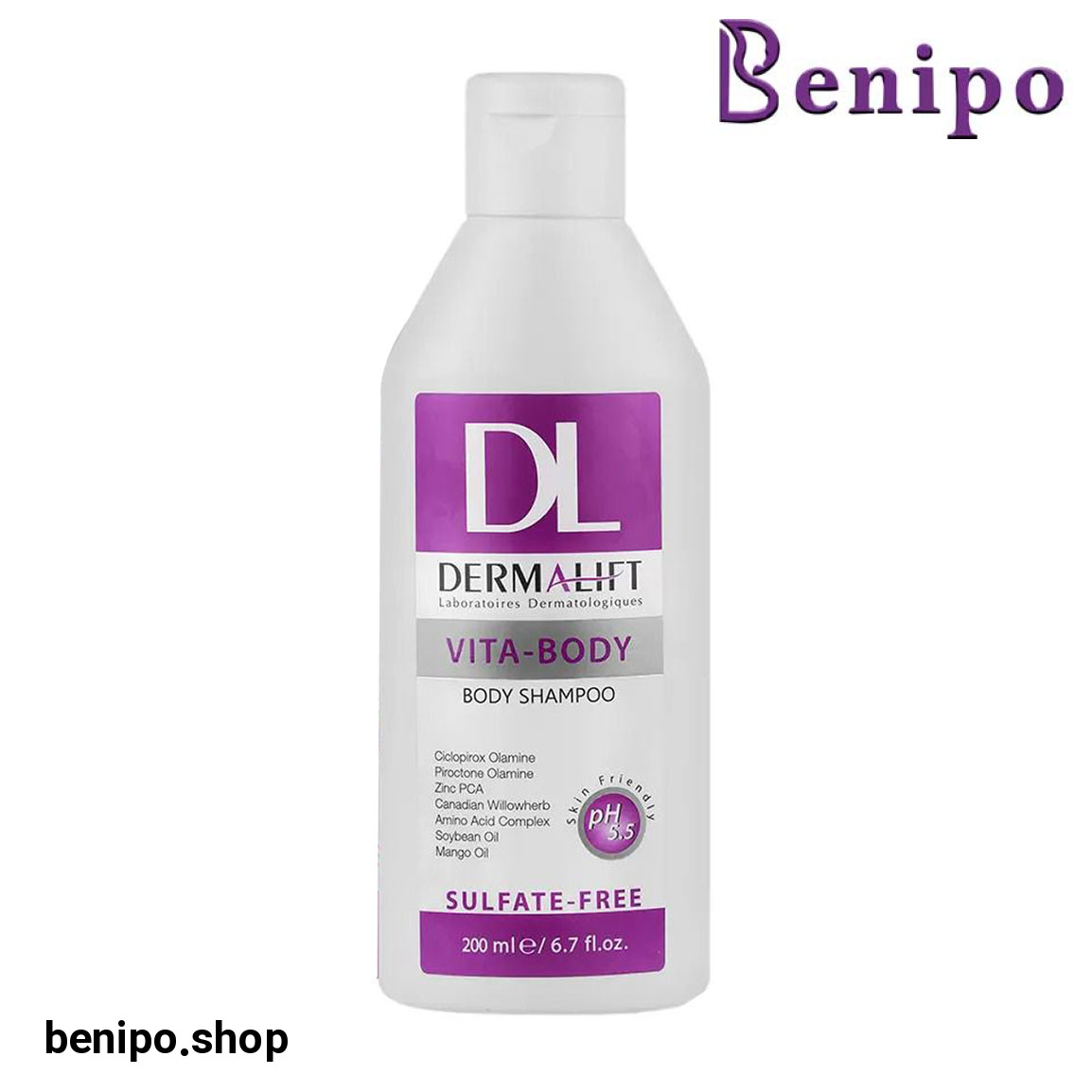 شامپو بدن ضد قارچ ویتا بادی  200 میل