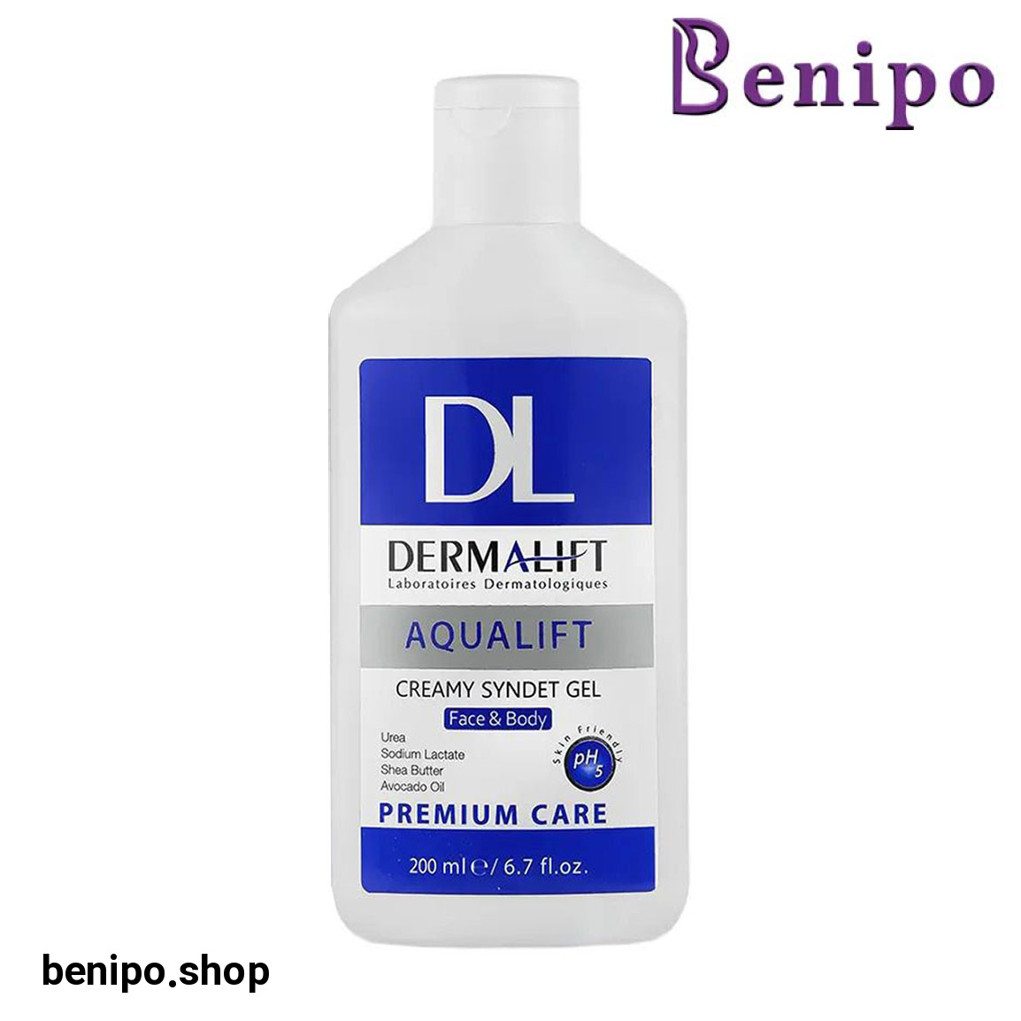 ژل شستشوی کرمدار پوست سیندت ژل آکوالیفت 200میل