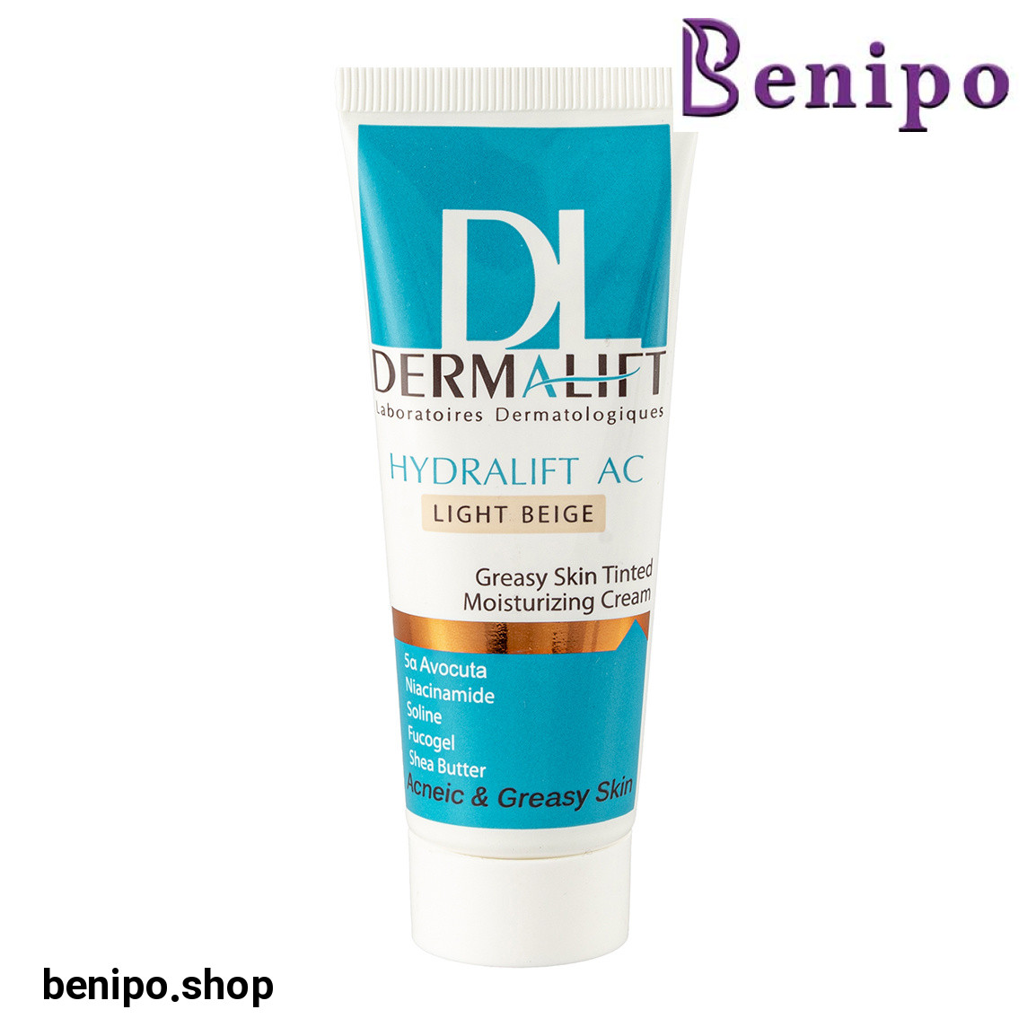 کرم مرطوب کننده رنگی مدل Hydralift AC مناسب پوست چرب حجم 40 میلی لیتر