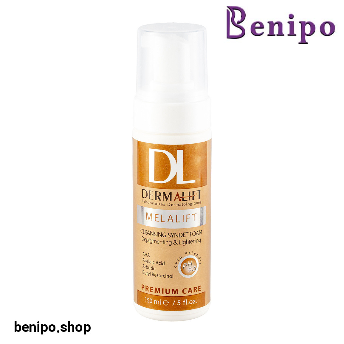 فوم شستشو پاک کننده و روشن کننده مدل Melalift حجم 150میلی لیتر